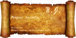 Magos Jozefa névjegykártya